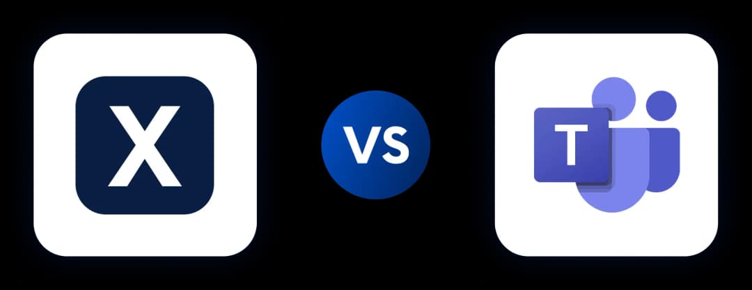 Comparison between Internxt and Teams